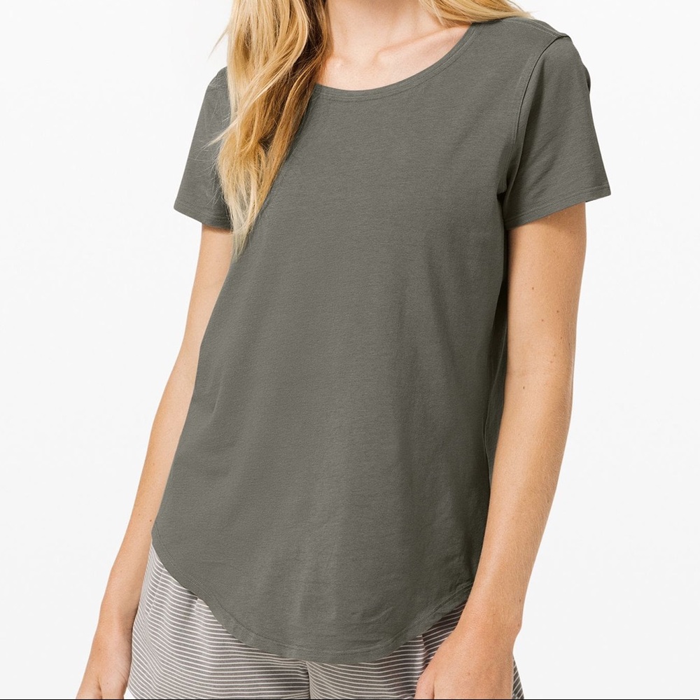 Lululemon LOVE CREW III - grey sage - size 10